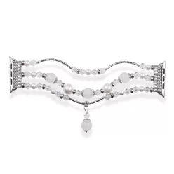 Apple Watch 38/40/41mm Karkötős óraszíj design 4 fehér