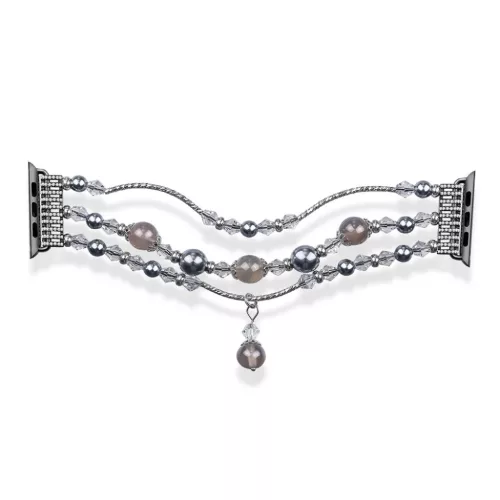 Apple Watch 38/40/41mm Karkötős óraszíj design 4 szürke