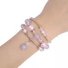 Apple Watch 38/40/41mm Karkötős óraszíj design 4 arany-lila