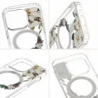 iPhone 15 Plus Tel-Protect Flower tok MagSafe kompatibilis (design 3)