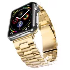 Apple Watch 4/5/6/7/8/9/SE (38/40/41mm) TRPH fém óraszíj arany