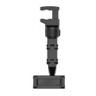 Állítható autós visszapillantó tükörre helyezhető telefontartó fekete