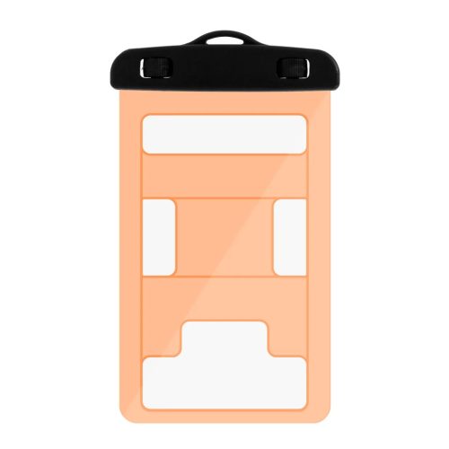 Univerzális vízálló telefontok narancssárga