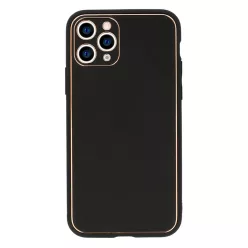 iPhone 15 Plus Tel Protect Luxury szilikon tok fekete