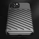 iPhone 15 Plus Thunder fokozott védelmet biztosító flexibilis TPU tok fekete