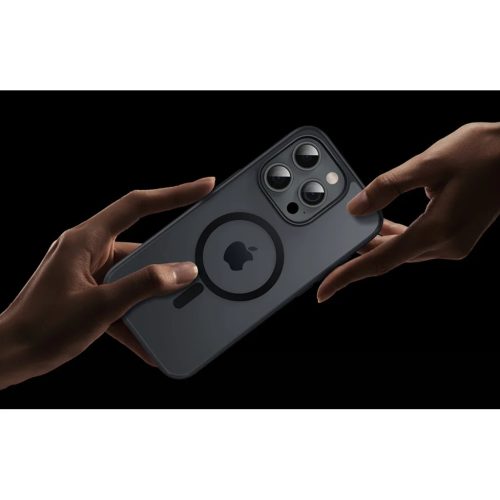 iPhone 15 Pro Max UGREEN LP751 mágneses védőtok fekete kerettel