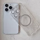 iPhone 11 Glitter MagSafe tok átlátszó