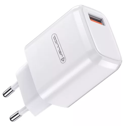 Jellico A77 hálózati töltő adapter 18W USB QC3.0 fehér