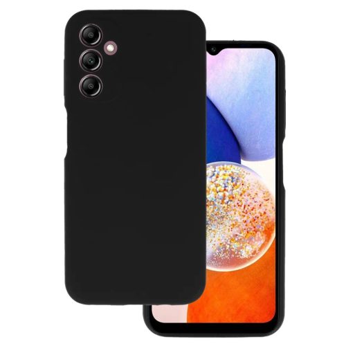 Tel Protect Silicone Premium tok Samsung Galaxy A14 4G/5G fekete