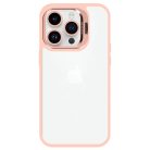 Tel Protect Kitámasztós tok + kameraüveg (lencse) iPhone 12 Pro Max világos rózsaszín tok