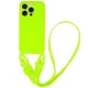 Strap Szilikon Tok iPhone 14 Pro Max design 2 lime tok