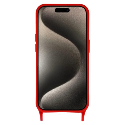 Strap szilikon tok iPhone 14 Pro design 2 fekete
