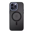 Tel Protect Mágneses Karbon Tok iPhone 15 Plus Fekete-lila