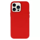 MagSafe Bőr Tok iPhone 15 Plus Piros