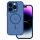 Tel Protect Mágneses "Splash" Matt Tok iPhone 15 Pro Max-hoz Navy