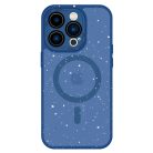 Tel Protect Mágneses "Splash" Matt Tok iPhone 15 Pro Max-hoz Navy