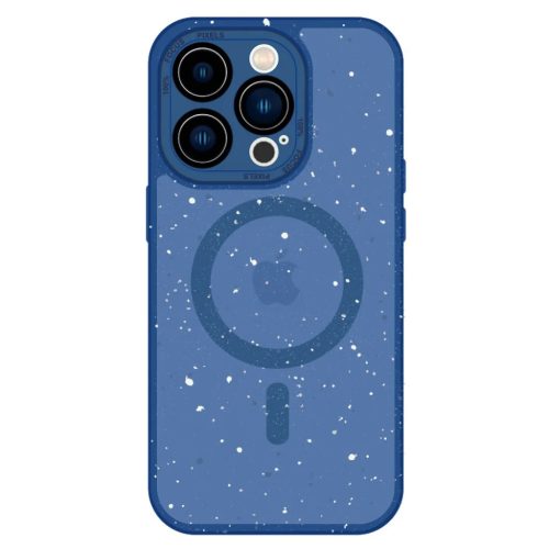 Tel Protect Mágneses "Splash" Matt Tok iPhone 15 Pro Max-hoz Navy