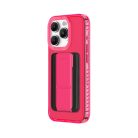 Amazing Thing Titan Pro Neon Mag Wallet tok 10FT IP156.7PTWPN iPhone 15 Pro Max pink kihajtható állvánnyal