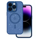 Tel Protect Mágneses Splash Frosted tok iPhone 15 Plus - Tengerészkék