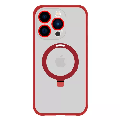 Tel Protect Magical Magsafe Stand tok iPhone 15 Plus piros