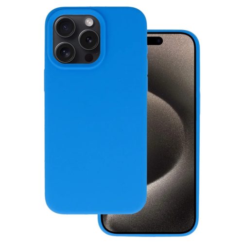 Silicone Lite tok iPhone 15 Pro Max kék