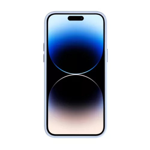 Tel Protect Mágneses Átlátszó Tok iPhone 15 Plus-hoz Világoskék