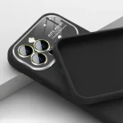 Soft Silicone Lens tok iPhone 15 Plus fekete