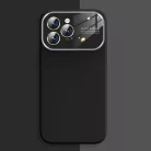 Soft Silicone Lens tok iPhone 15 Plus fekete