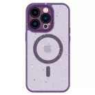 Tel Protect Mágneses Szórt Matt Tok iPhone 15 Plus Lila Tok