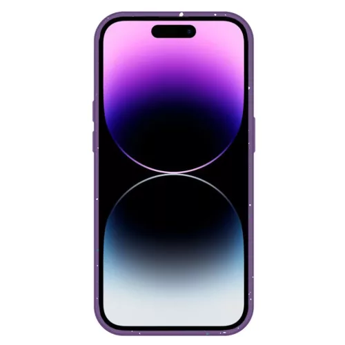 Tel Protect Mágneses Szórt Matt Tok iPhone 15 Plus Lila Tok