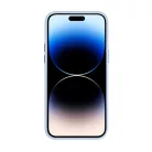 Tel Protect Mágneses Átlátszó tok iPhone 13 Pro Max-hoz Világoskék