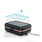 Choetech TWS vezeték nélküli fülhallgató vízálló napelemmel és beépített 2500mAh-s powerbankkal fekete (BH-T05)