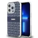 iPhone 13 Pro Kék DKNY PC/TPU Ismétlődő Minta Tonális Csík Magsafe tok