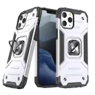 Wozinsky Ring Armor tok iPhone 14 Pro Max-hoz páncél fedél mágneses tartógyűrű ezüst