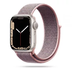   Tech-Protect Nylon szíj Apple Watch 4/5/6/7/8/9/10/11/SE (38/40/41 mm) - Rózsaszín