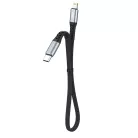 Dudao L10P Lightning - USB-C PD 20W kábel 0.23m - fekete