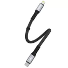 Dudao L10P Lightning - USB-C PD 20W kábel 0.23m - fekete