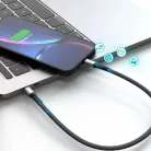 Dudao L10P Lightning - USB-C PD 20W kábel 0.23m - fekete