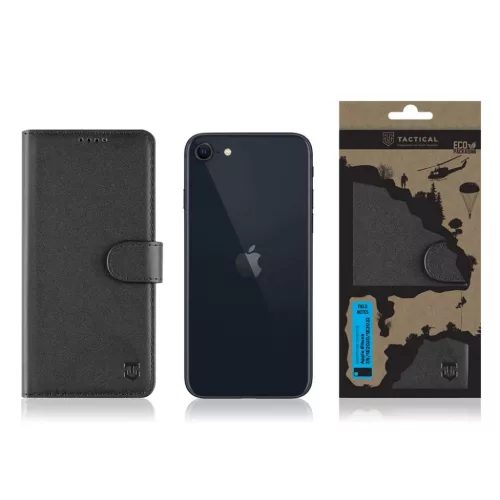 Tactical Field Notes fliptok Apple iPhone 7/8/SE 2020/SE 2022 Feket