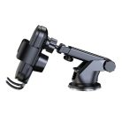 Wozinsky WUMID telefontartó 15W induktív töltővel autós műszerfalhoz - fekete