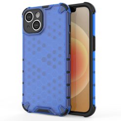 Honeycomb tok iPhone 14 Plus-hoz páncélozott hibrid kék
