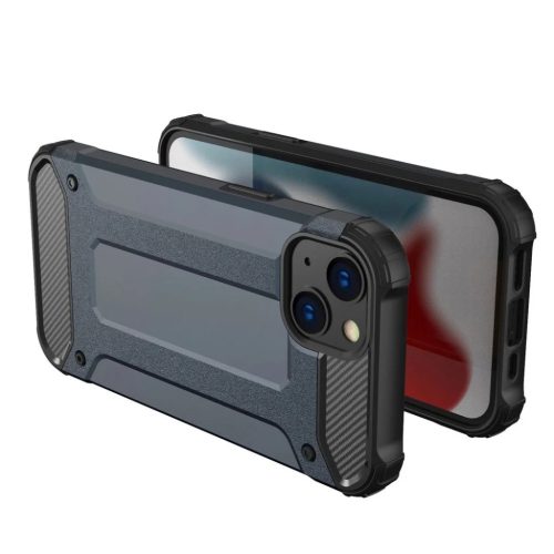 Hybrid Armor tok iPhone 14 Plus-hoz páncélozott hibrid védelem kék