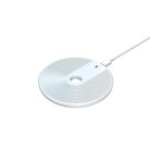 Vezeték nélküli indukciós töltő QI Univerzális Gyors Töltés - FC06 15W Fehér (min.2A)