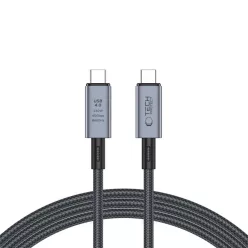   Tech-Protect UltraBoost Max USB-C 4.0 / USB-C 4.0 PD 240W 8K 40Gbps 2m kábel - szürke