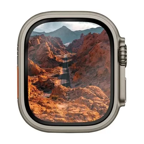 Uniq Optix Vivid üvegfólia Apple Watch Ultra 49 mm-hez applikátorral
