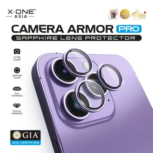 X-ONE Sapphire Camera Armor Pro - iPhone 13 Pro/13 Pro Max üvegfólia