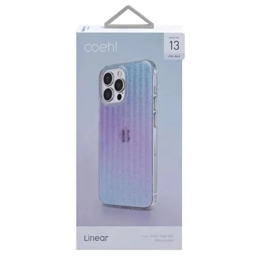 Uniq Coehl Linear tok iPhone 13 Pro Max - rózsaszín és kék