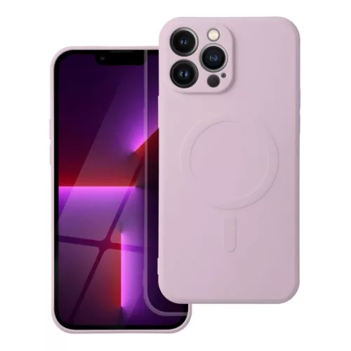 Rózsaszín Magsafe Kompatibilis Szilikon Tok Iphone 13 Pro Max-hoz