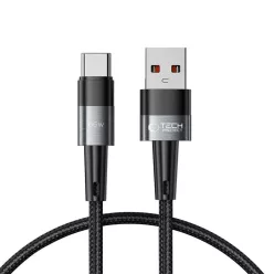   Tech-Protect UltraBoost USB-C / USB-C kábel 66W 6A 0.25m - szürke