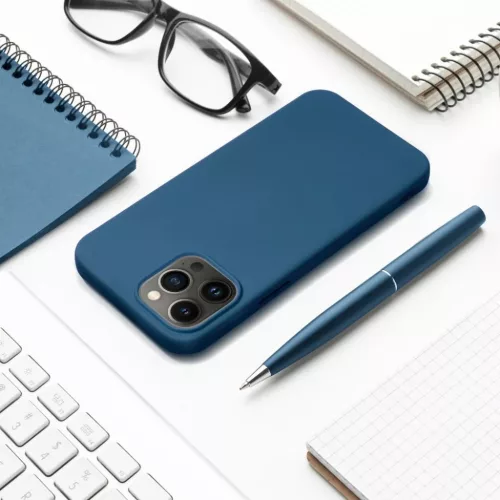 SILICONE tok IPHONE 16 Pro kék